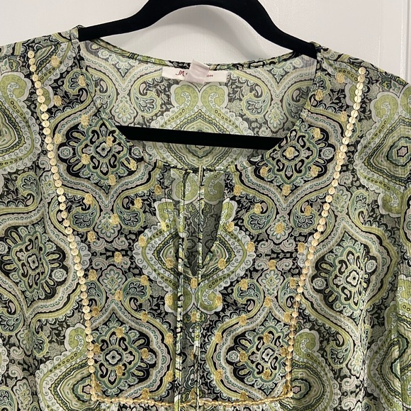 JM Collection Blouse - Picture 2 of 4